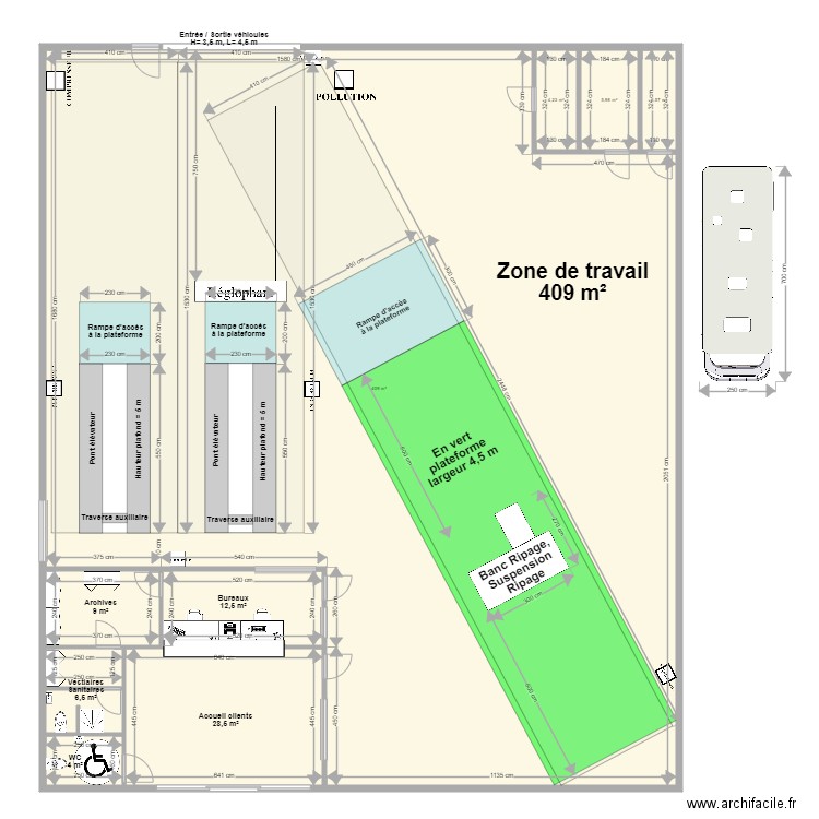 CCT VL COQUELLES 62. Plan de 10 pièces et 483 m2