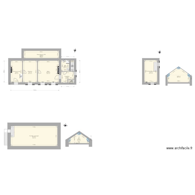 DIJOUX Sabine après travaux. Plan de 0 pièce et 0 m2