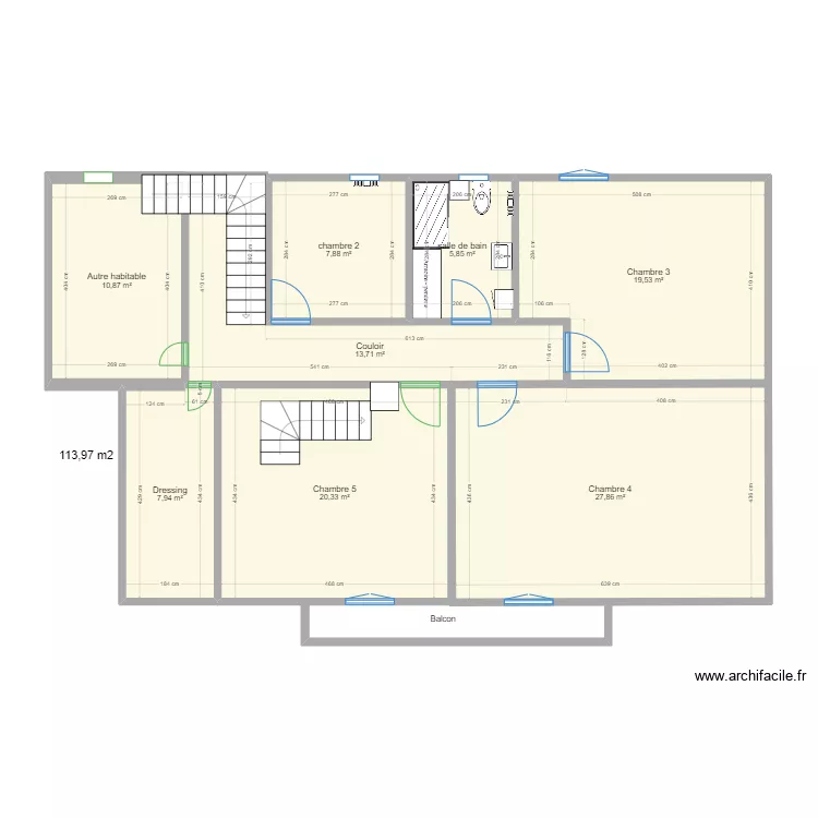 1etageMODIF. Plan de 