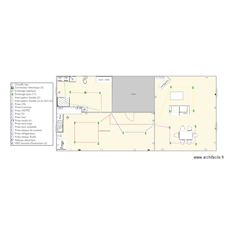 APPART 1 DALI provins. Plan de 0 pièce et 0 m2