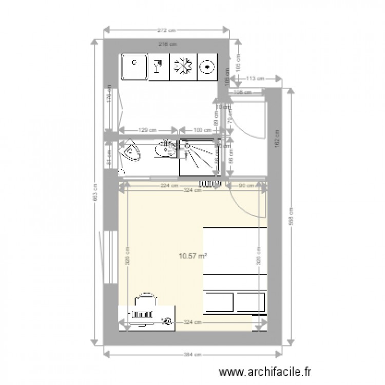 lagille. Plan de 0 pièce et 0 m2