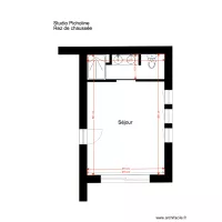 Studio Picholine Rez de chauss&eacute;e existant