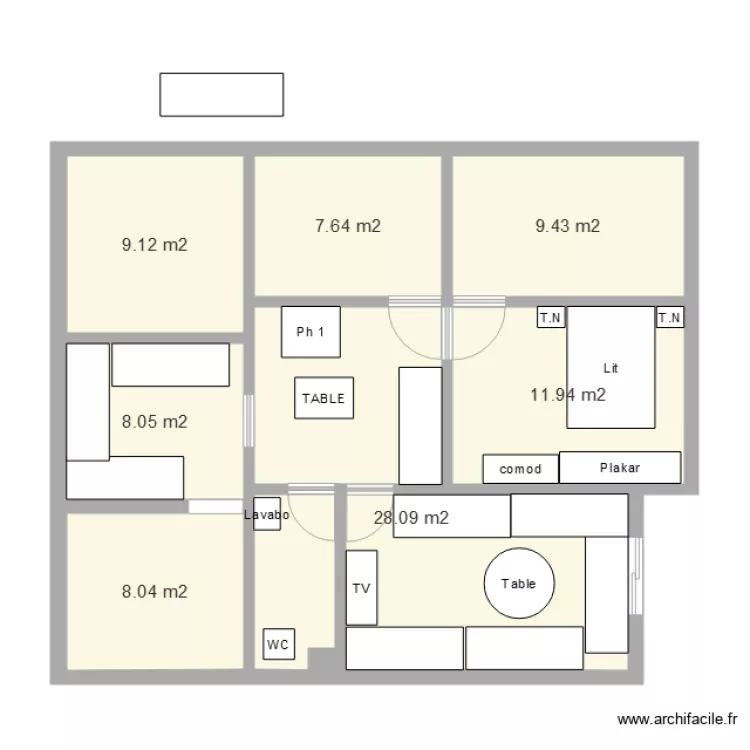 Appartement6. Plan de Appartement6. Plan de