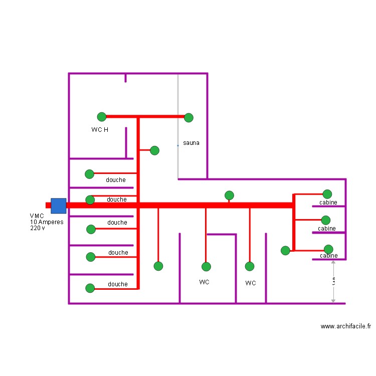 KEEP COOL ST JOSEPH sanitaires VMC elec. Plan de 0 pièce et 0 m2