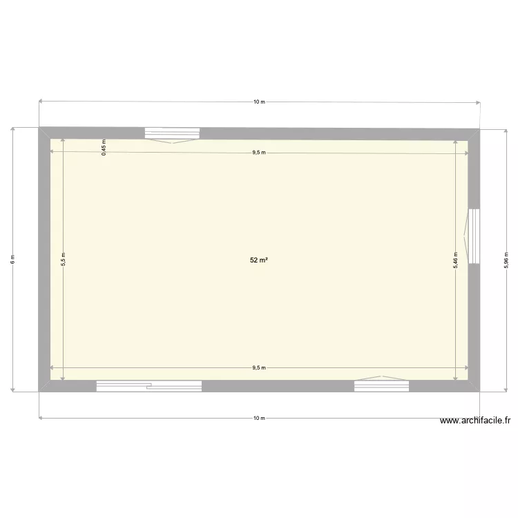 PLAN NU ETAGE 2. Plan de 
