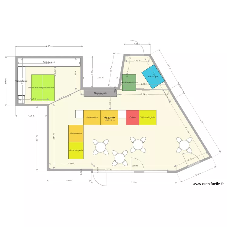 Local centre ville 09 05 19. Plan de 