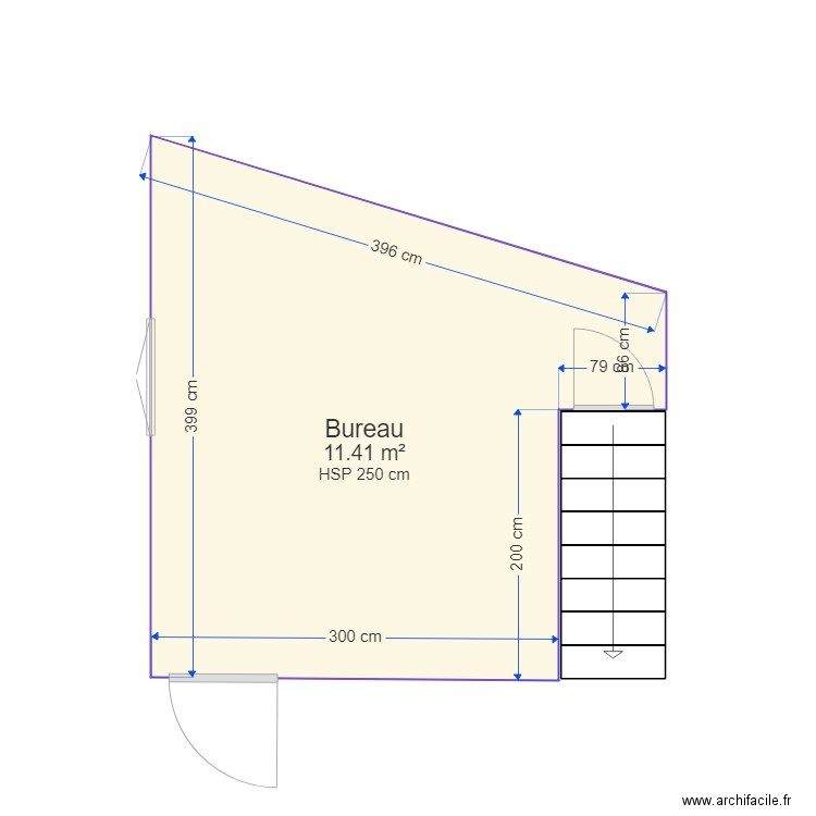 bureau . Plan de 0 pièce et 0 m2