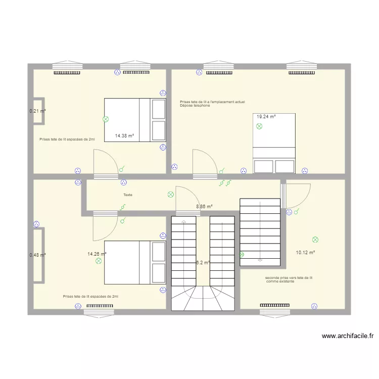 etage van de steene. Plan de 