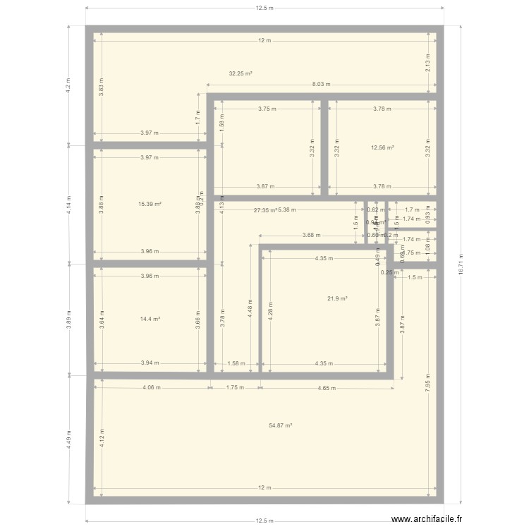 Modele maison n1. Plan de 0 pièce et 0 m2