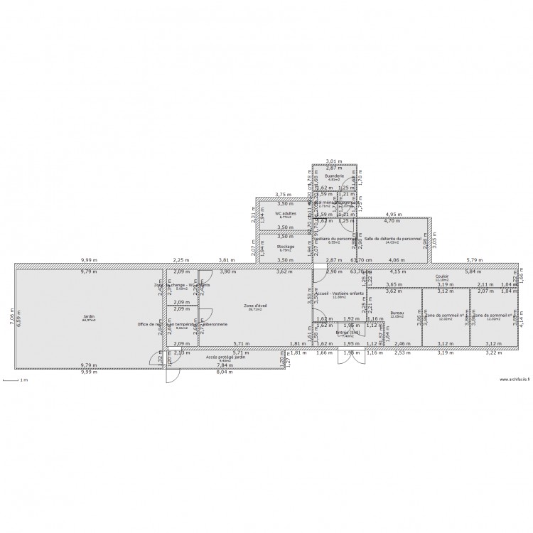 MICROCRECHE LES PETITS ANGES ERP n° 1. Plan de 0 pièce et 0 m2