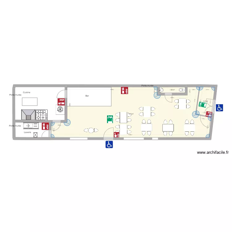 LAGUARRIGUE. Plan de 