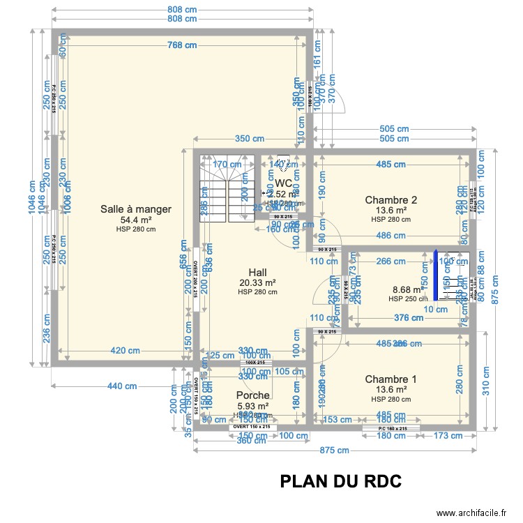 Maison Cubique CedJojo. Plan de 0 pièce et 0 m2