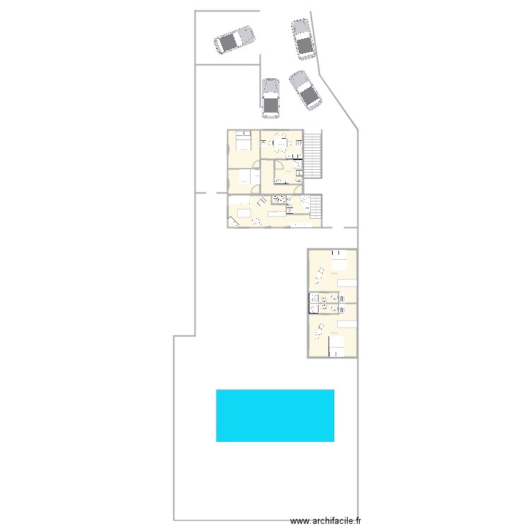 LA FARLEDE FINAL. Plan de 19 pièces et 177 m2