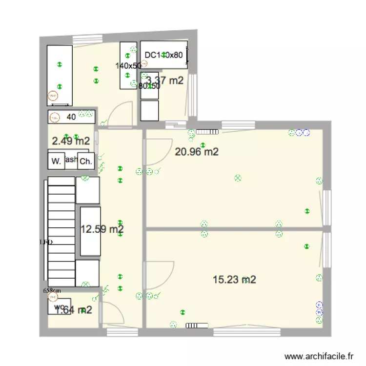 Walckiers 5 REZ1 Elec. Plan de 