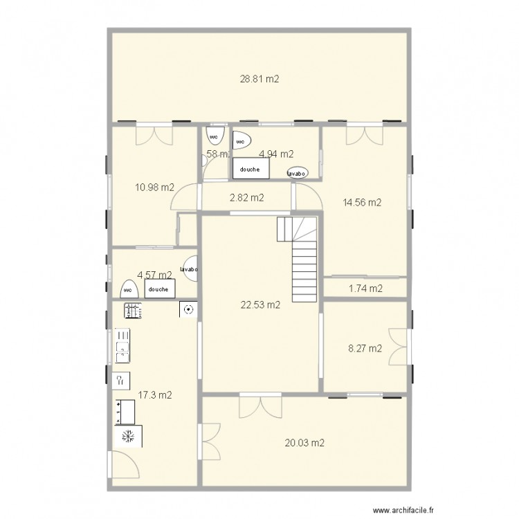 ducos dimensions relles. Plan de 0 pièce et 0 m2
