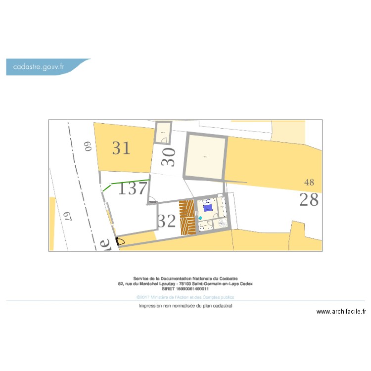 BARON 60A. Plan de 0 pièce et 0 m2