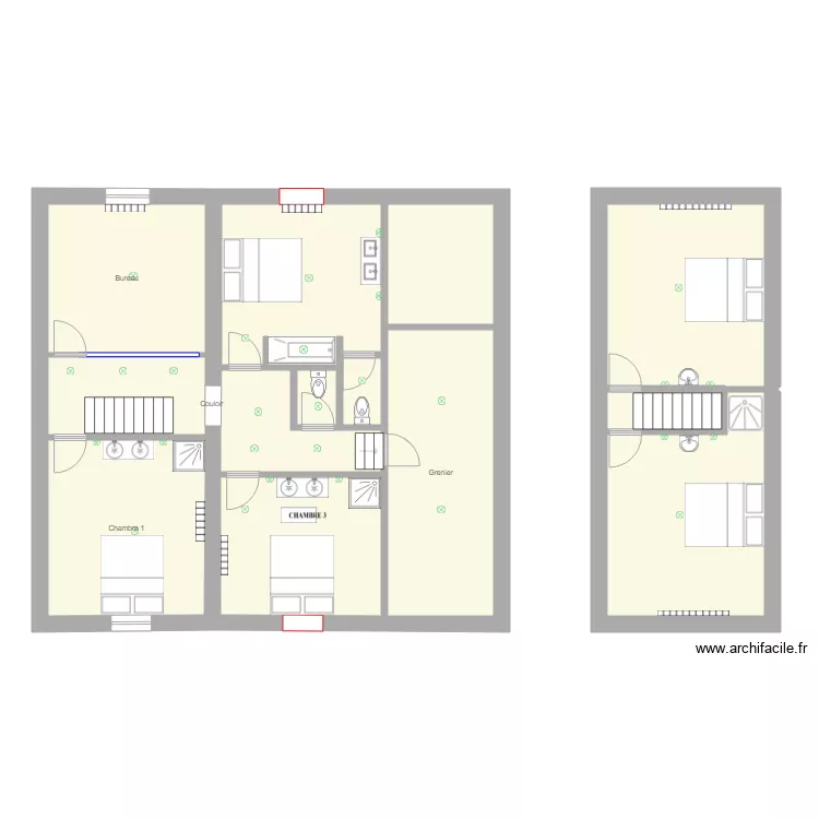 Edouard Pisvin 12 &eacute;tage 5 ELECTR. Plan de 