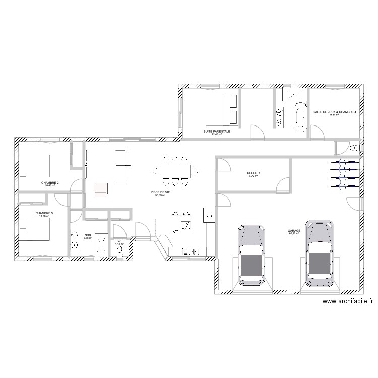 maison 2. Plan de 0 pièce et 0 m2