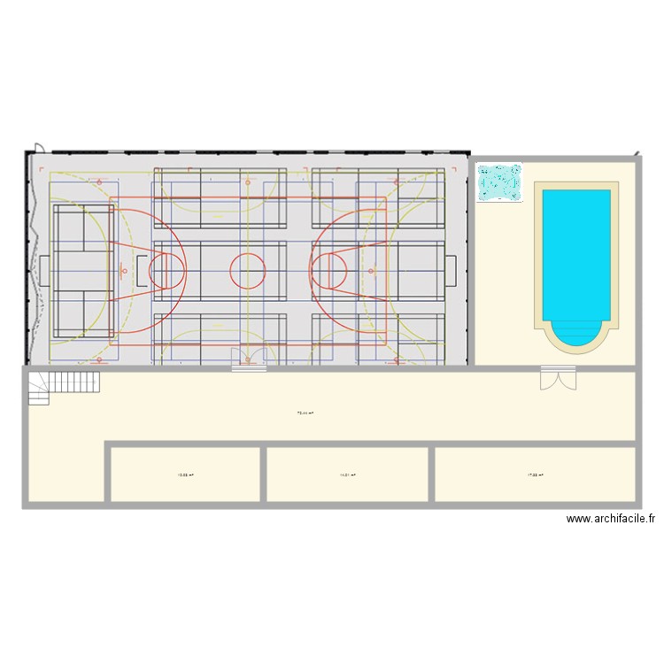 ecole de. Plan de 0 pièce et 0 m2