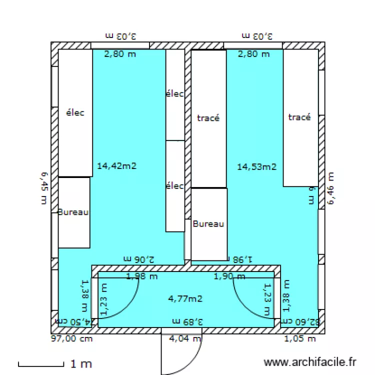 Bureau Péage transf en stock. Plan de Bureau Péage transf en stock. Plan de