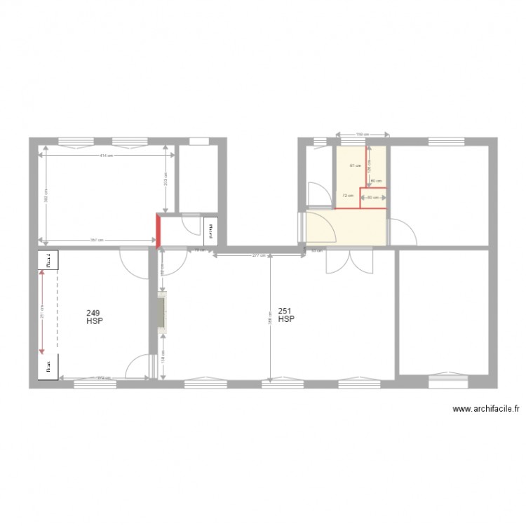 avant projet 5 broncard. Plan de 0 pièce et 0 m2