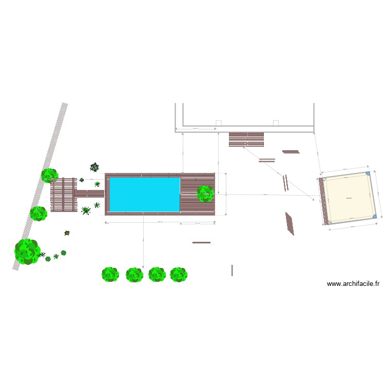 piscine V7. Plan de 0 pièce et 0 m2