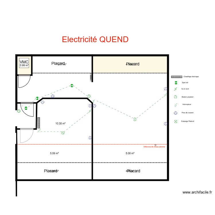 QUEND 4. Plan de 0 pièce et 0 m2 QUEND 4. Plan de 0 pièce et 0 m2