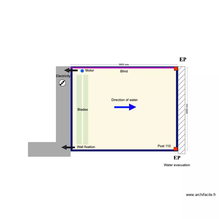 McGuinness. Plan de 1 et 11 m² McGuinness. Plan de 1 et 11 m²