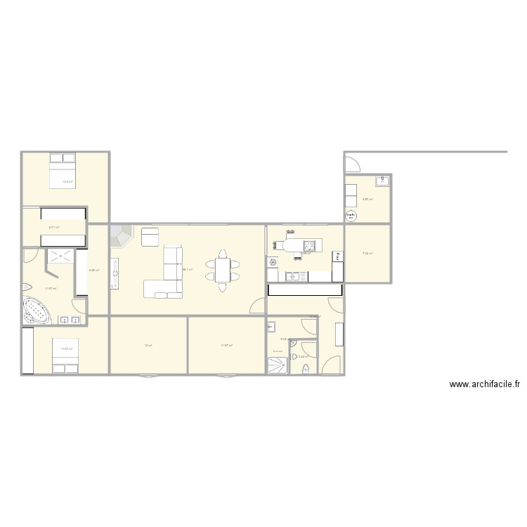 living room 6 . Plan de 0 pièce et 0 m2