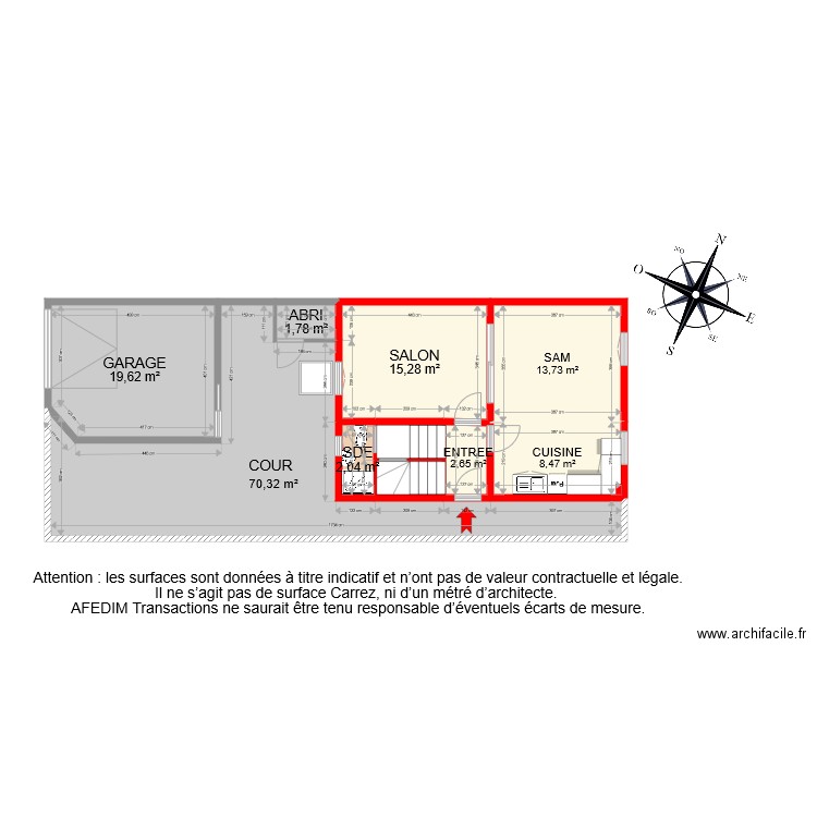 BI 4724 RDC . Plan de 0 pièce et 0 m2