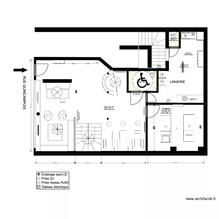 PLAN ELECTRCITÉ SOKHA ETAGE. Plan de PLAN ELECTRCITÉ SOKHA ETAGE. Plan de