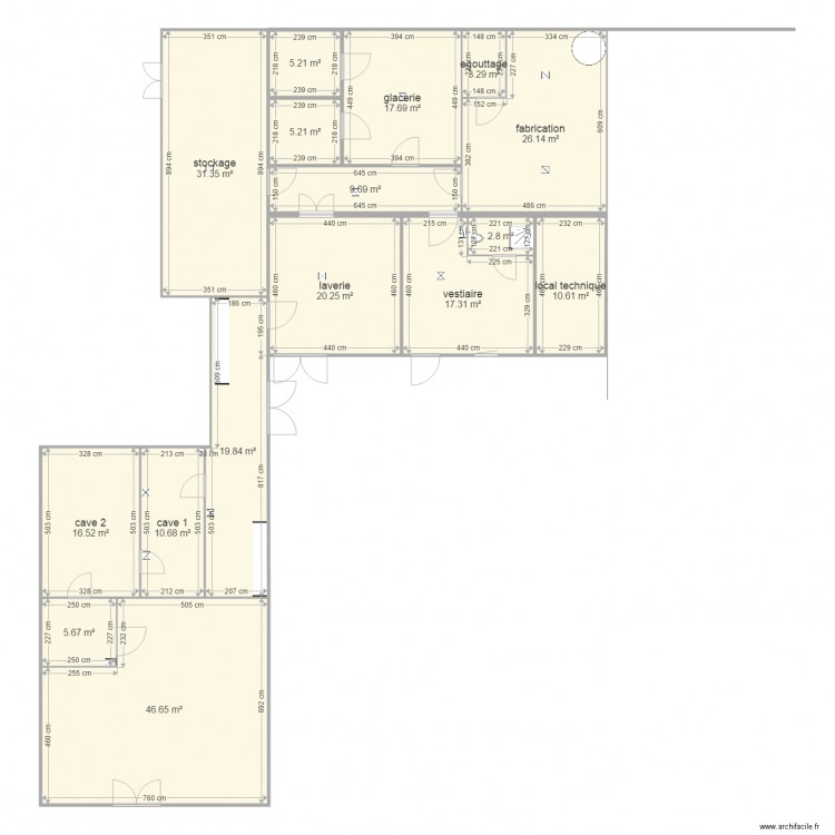 4 chemins. Plan de 0 pièce et 0 m2