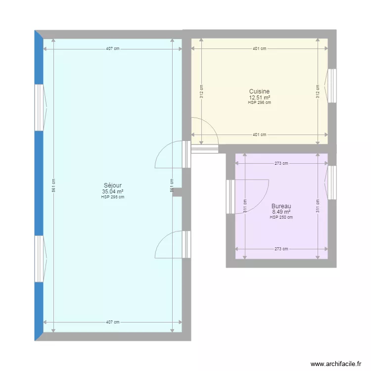 Maison Villeneuve. Plan de 