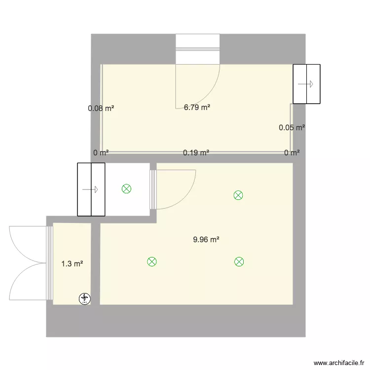 cave &agrave; vin. Plan de 