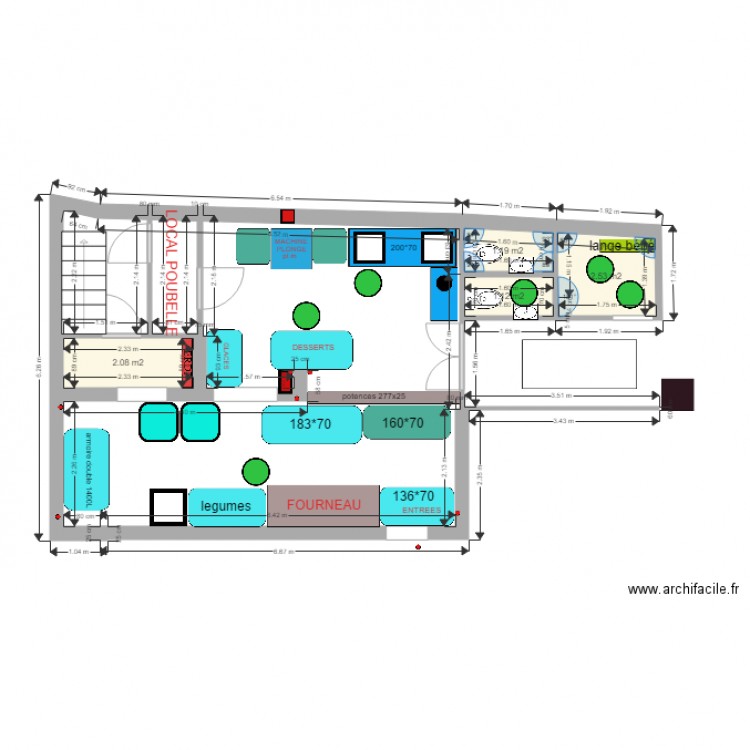 cuisine ferté. Plan de 0 pièce et 0 m2