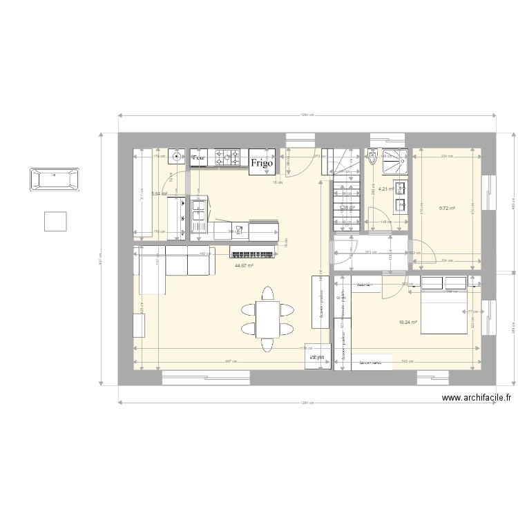 2019plan96m2RDC. Plan de 0 pièce et 0 m2