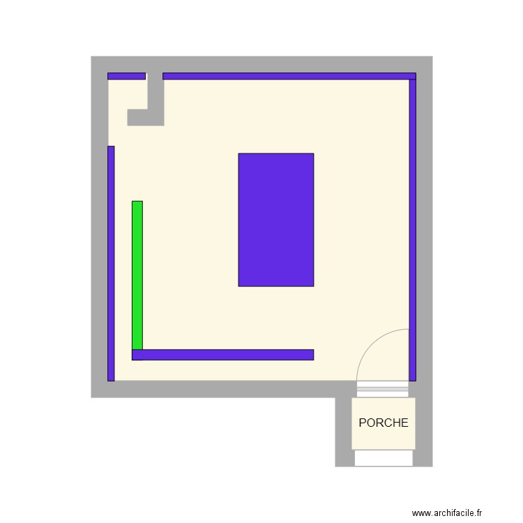 LE DIPLOMATE BEZIERS. Plan de 2 pièces et 23 m2