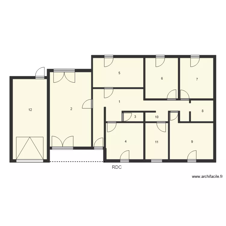 184993 OPH DE LA MEUSE. Plan de 