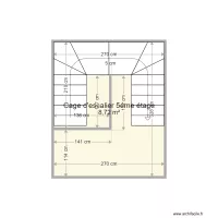 Mouill&egrave;re 5&egrave;me &eacute;tage cage d'escalier