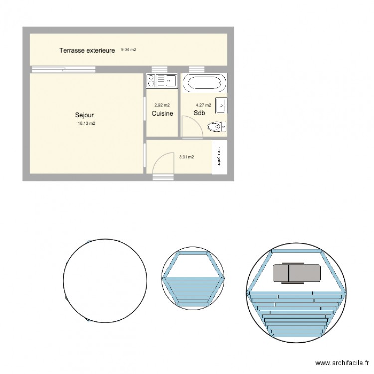 SUITE. Plan de 0 pièce et 0 m2