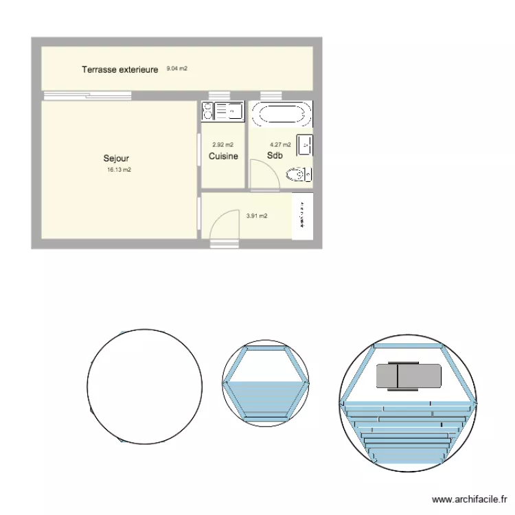 SUITE. Plan de 