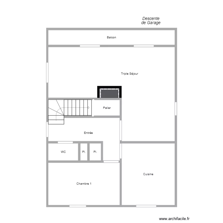 RDC THIRION. Plan de 