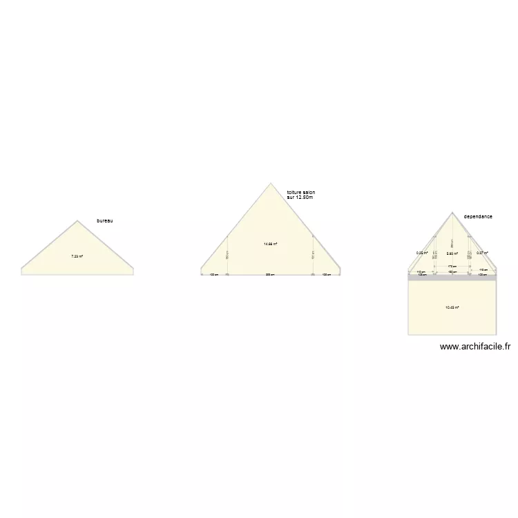 toiture artois. Plan de 