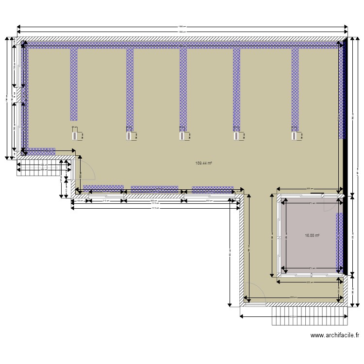 RDC. Plan de 0 pièce et 0 m2