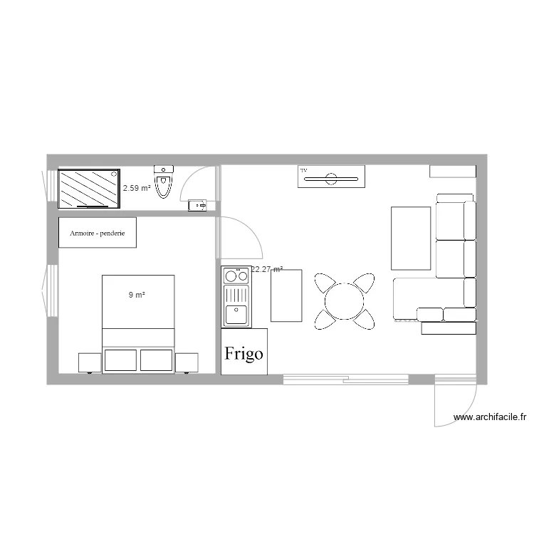 plan maison papa et maman villebon. Plan de 