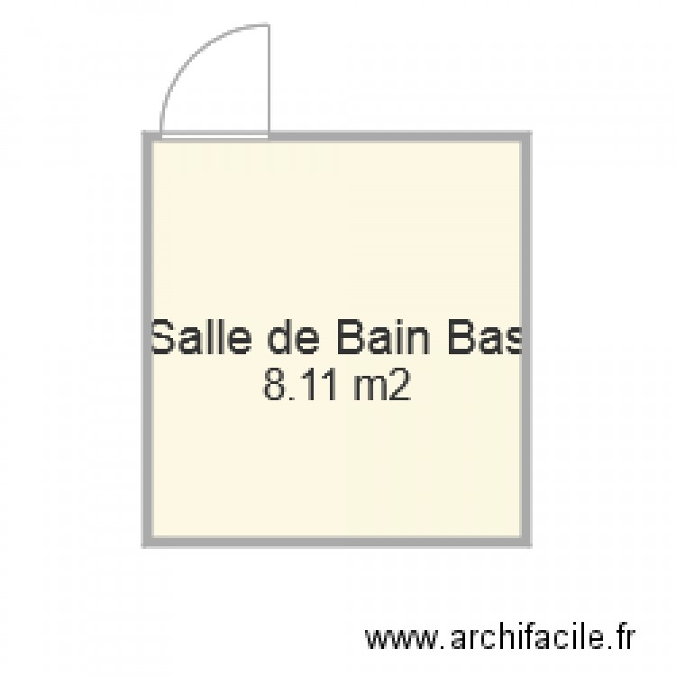 Salle de Bain Bas. Plan de 0 pièce et 0 m2