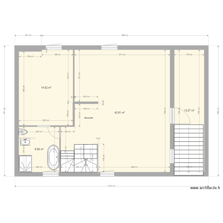 PLAN  15 BIS GM ETAGE. Plan de 0 pièce et 0 m2