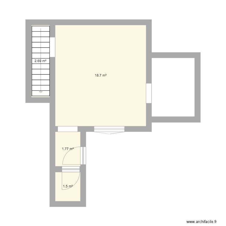 App 1 RDC. Plan de 0 pièce et 0 m2