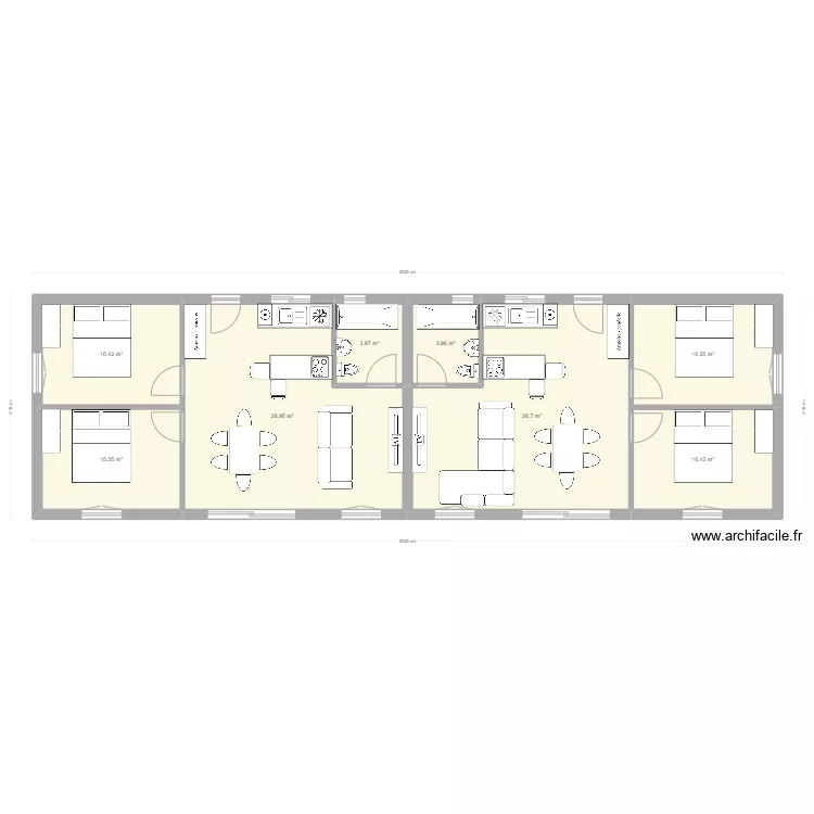 Logements v3. Plan de 
