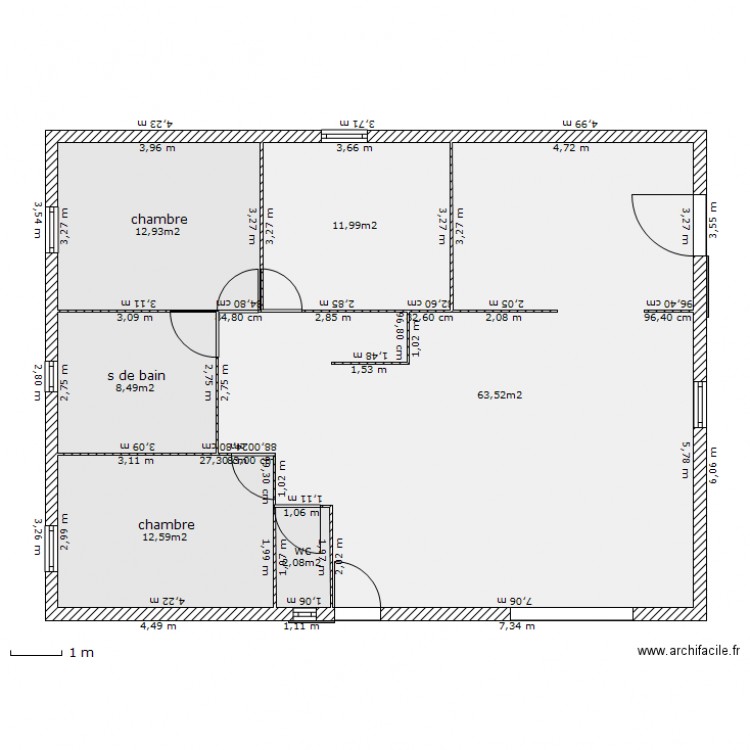 maison2. Plan de 0 pièce et 0 m2